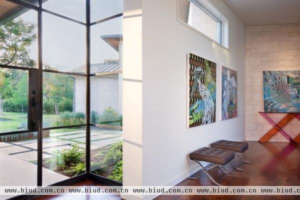 奢华地板装饰优雅舒适 布兰科的住宅计划(图)