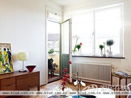 一室一厅的瑞典公寓 小清新北欧风格家