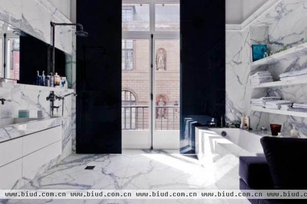 巴黎的现代艺术公寓 开放空间充满历史感(图)