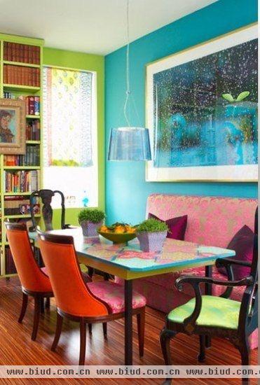 色彩控的盛宴 16款色彩艳丽的餐厅设计