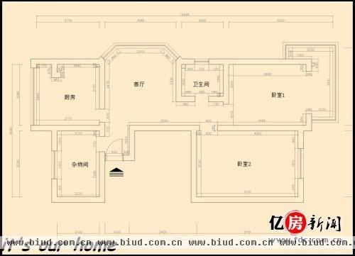 未改造前房型图