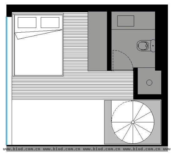 充满活力 巴西36平米紧凑多彩小户型公寓(图)