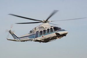 AW139型直升机。