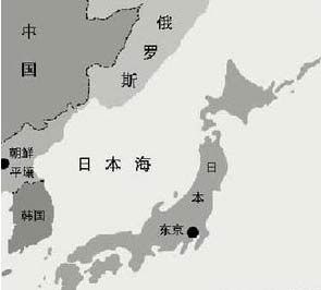 日本海表示图