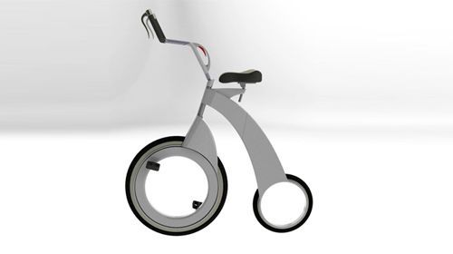 折叠概念自行车