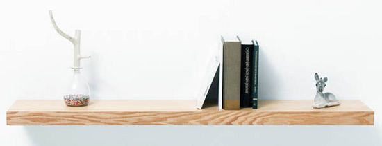 Clopen Shelf by Torafu Architects 4 Magnets Hiding Storage Space In 34mm Thick Shelf